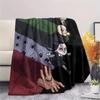 Wednesday Addams Print Flannel Blanket, Ultra Soft High Quality All Seasons Warm Throw, Home Decor Cozy Blanket, Perfect Christmas Gift