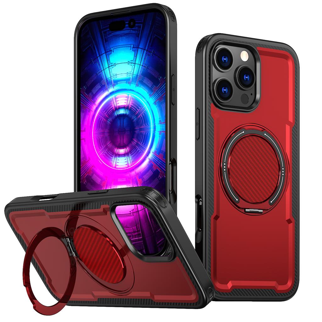 For iPhone 14 Pro Max Case Compatible with MagSafe TPU+PC Kickstand Phone Cover