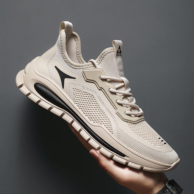 2025 Дышащие мужские повседневные сетчатые кроссовки для бега и ходьбы - Удобная спортивная обувь для фитнеса на открытом воздухе