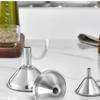 Filling Hip Flask Stainless Steel Funnel Mini Funnel Set Multi Function Mouth Funnel  Household
