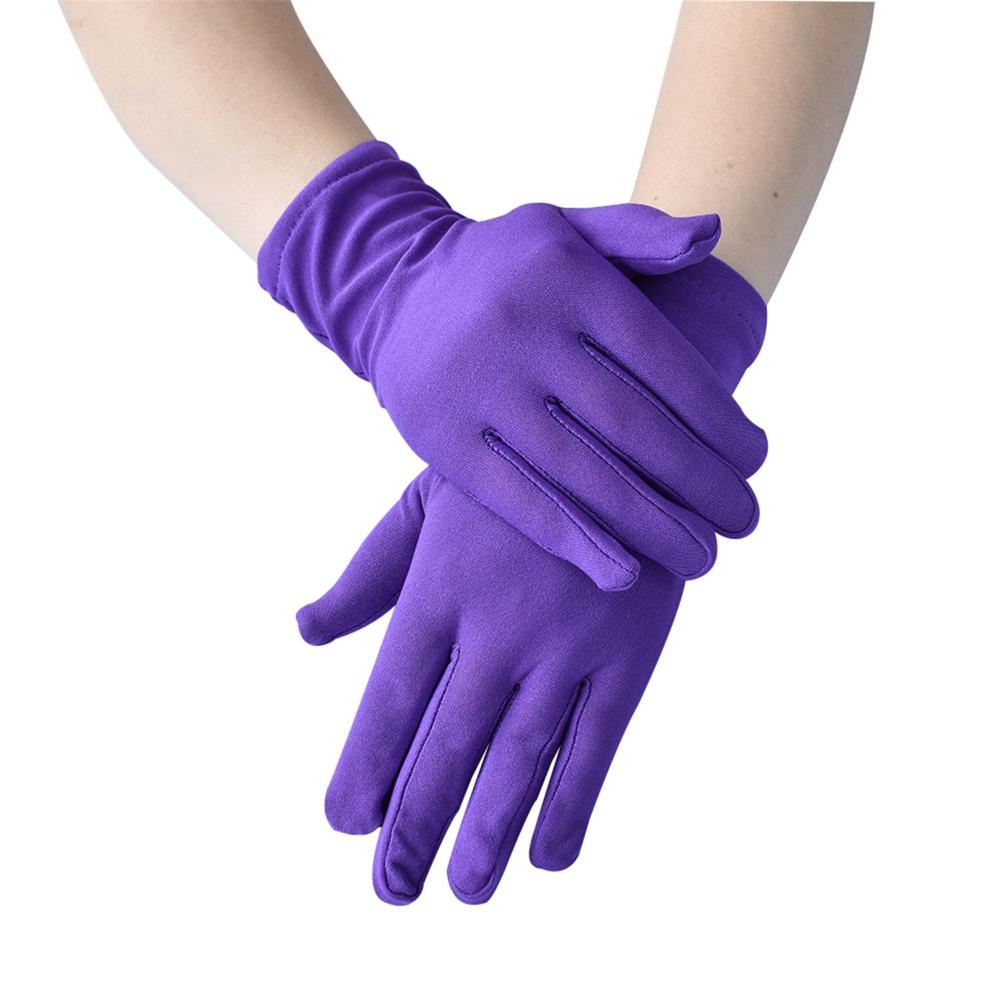 Women Milk Silk Sunscreen Serving Waiters Mittens Household Gloves Driving Gloves Work Gloves
