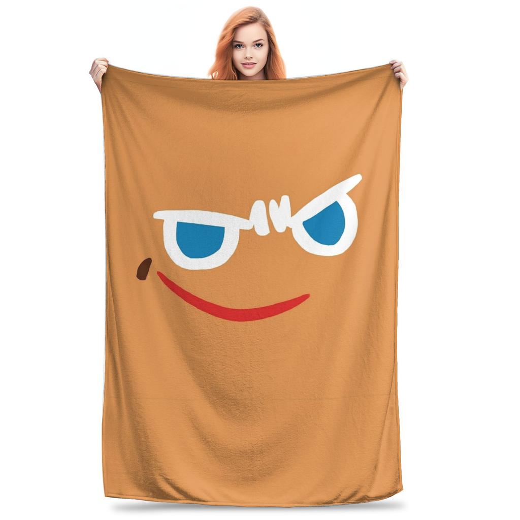 Shadow Milk Cookie Run Kingdom Blankets Flannel All Season Breathable Warm Throw Blankets for Bedding Bedroom Plush Thin Quilt