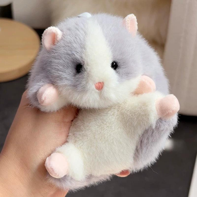 Новые Товары Милый Золотой Медведь Маленький Хомяк Плюшевая Игрушка Мультяшный Милый Домашний Животный Брелок Подвеска на Сумку Стиль Девочки Для Хороших Друзей