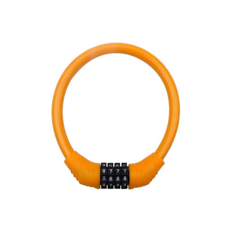 Противоугонный 4-значный кодовый велосипедный замок - Портативный безопасный навесной замок для шоссейных велосипедов, необходимый велосипедный аксессуар