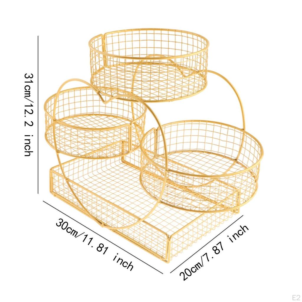Корзина для фруктов, подставка для овощей и хлеба, держатель для мисок, столешница для лука