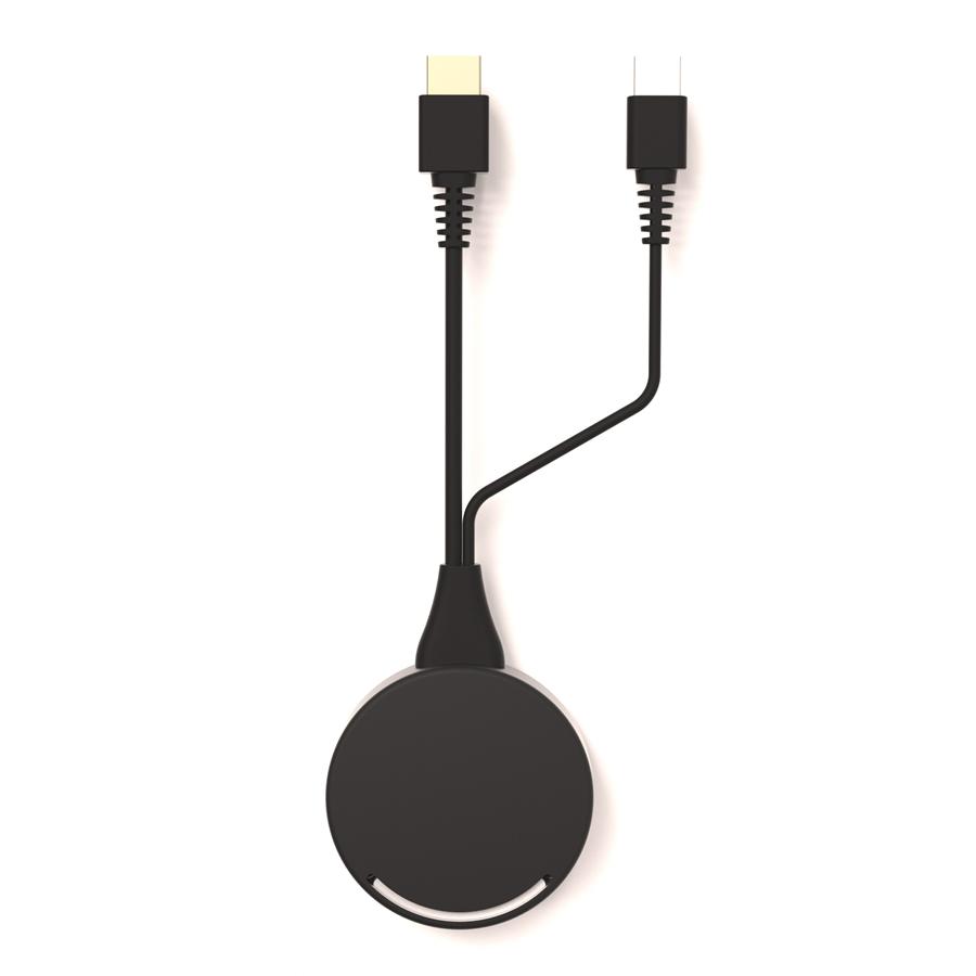1080P HDMI Dongle Wireless BYOD BYOM Sharing Device Transmitter Click Touch Button for Conference AV Projection