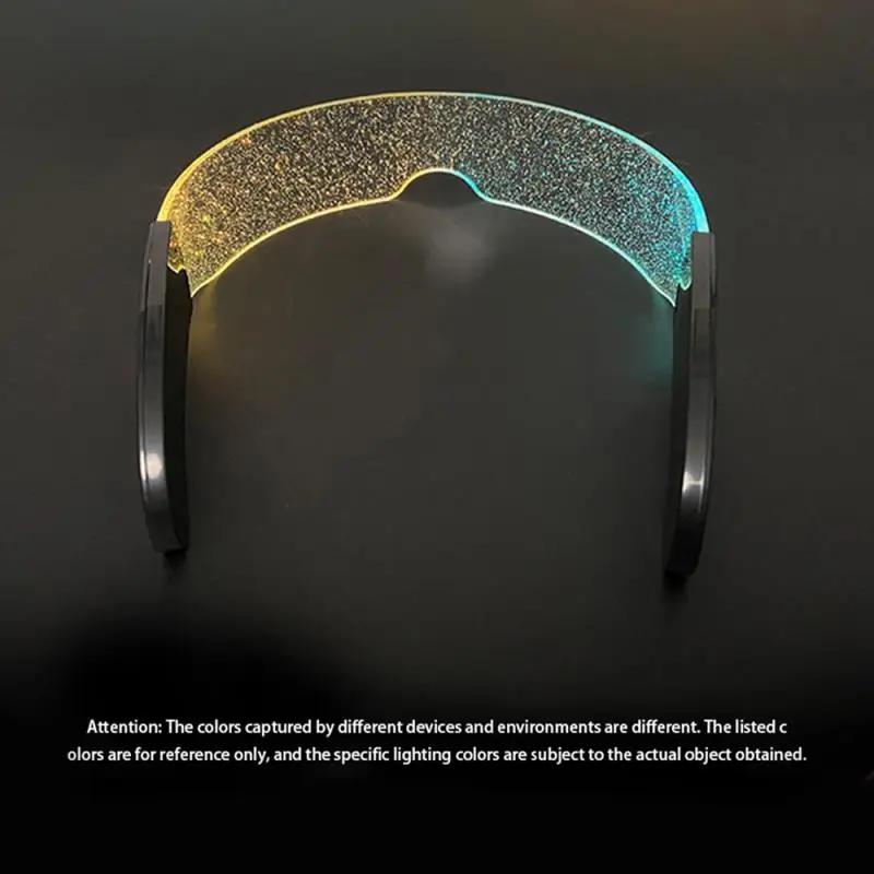 Cool Luminous Colorful LED Light Up Glasses Glowing Neon Light Flashing Party Glasses For Nightclub DJ Dance Party Decor