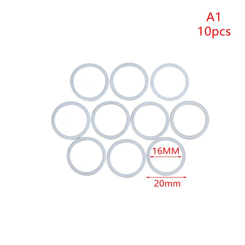Circular Saw Blade Reducing Conversion Rings 10Pcs 10-32mm Easy Install Adapters for Angle Grinder Cutting Disc Carpenter Woodworking Tools