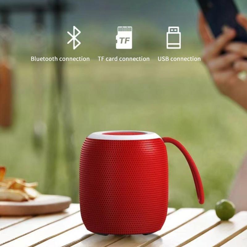 Беспроводной Bluetooth-динамик Водонепроницаемый RGB-цветная подсветка Стерео Звуковой эффект Бас Зарядка Портативный динамик
