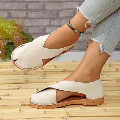 Модные новые модные сандалии-вьетнамки с полым носком-бантиком для женщин, летние французские ретро-плоские уличные сумки и шлепанцы