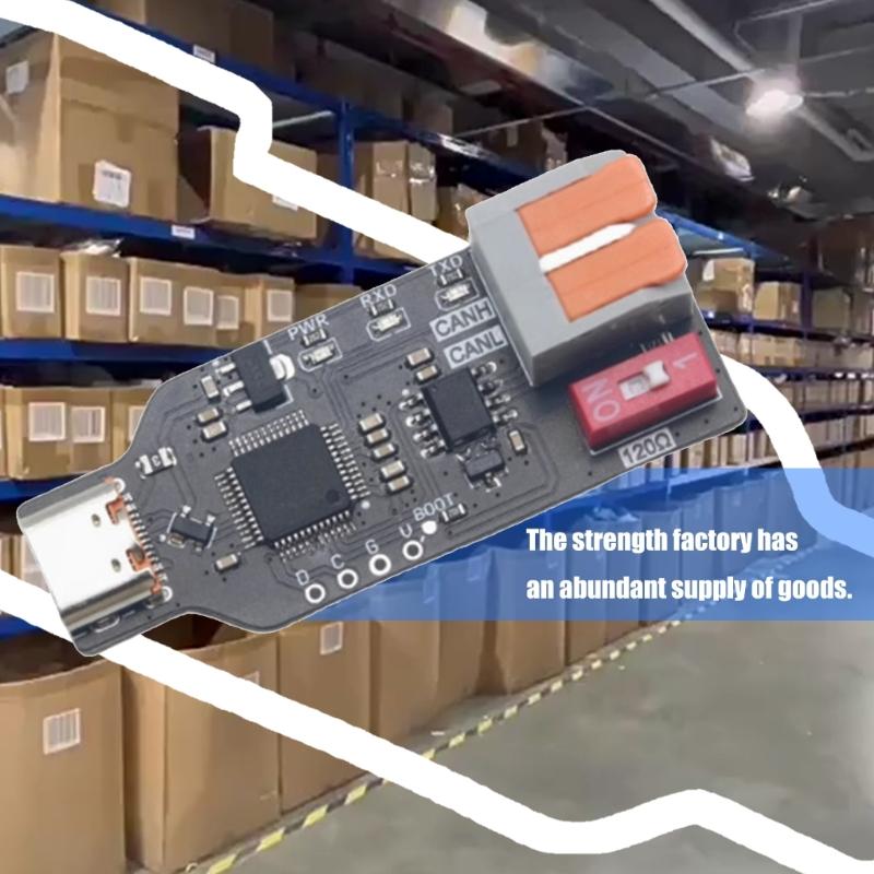 USB CAN Intefaced Converter Adapter CANABLE Transceiver Debugger Fast Speed Data Transfer PCAN Compatibility