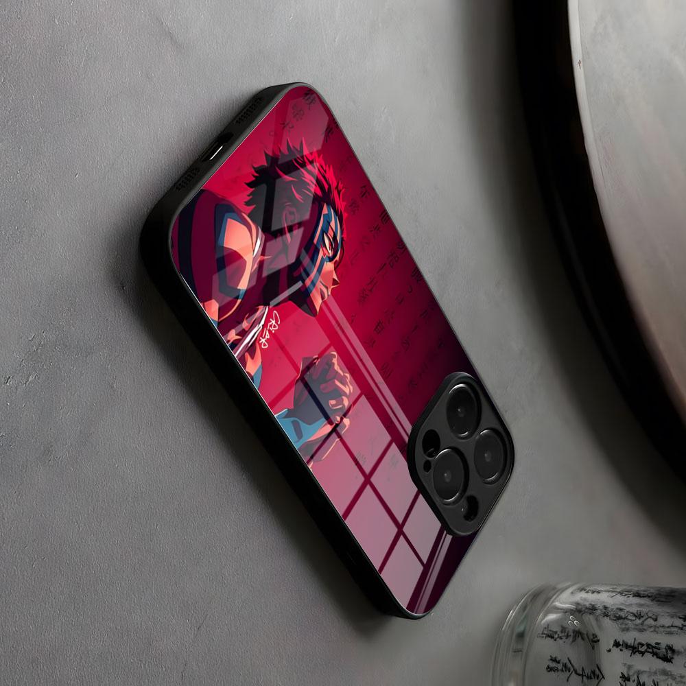 Аказа Убийца Демонов Аниме Креативный Метод Чехол для Телефона Стекло Для IPhone17 Air 16 15 17 14 Pro Max 13 12 11 X XS XR Plus Для Samsung