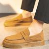Slip-on Fashion 2024 Leather Shoes for Men New In Man Casual Shoe Legitimate Luxury Sale Shipping Free Elegant Comfortable Trend