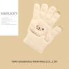 New Gloves Winter Women's Warm Touch Screen Outdoor Gloves Embroidered Korean Style Cute Smiling Face Imitation Cashmere Gloves