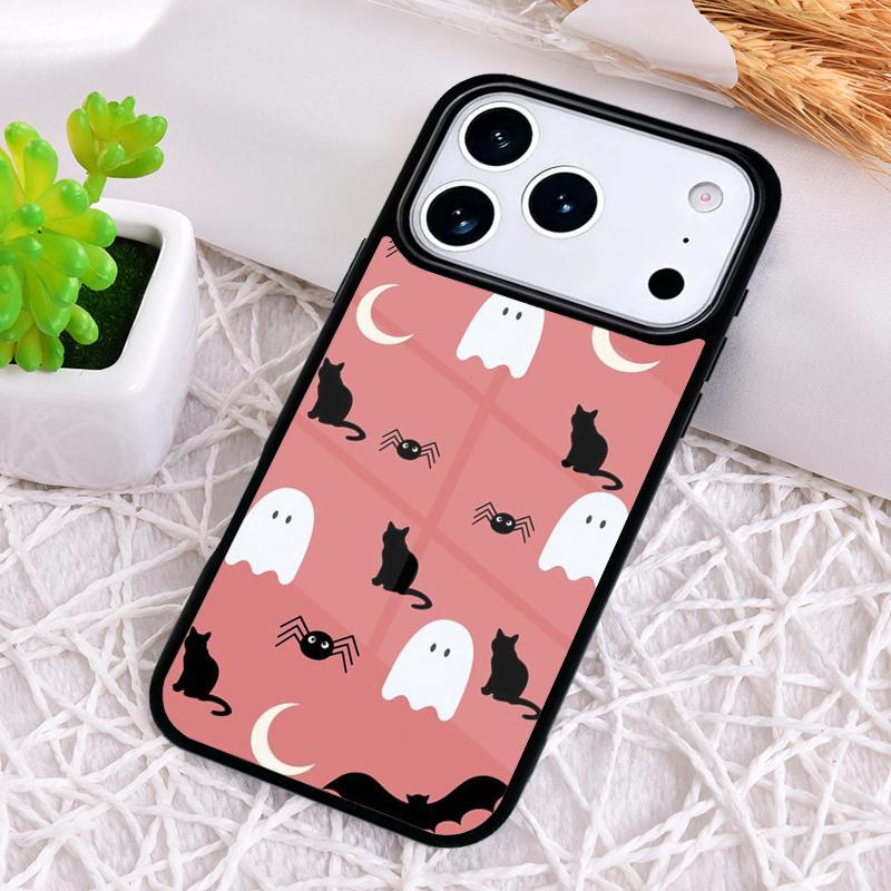 Чехол для телефона BOO Хэллоуинские призраки для iPhone 17 Air 16 15 11 12 14 13 Pro Max Ударопрочный чехол