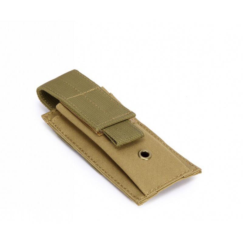9mm Single Magazine Pouch Outdoor Molle Open Magazine Pouch for M1911 92F Torch Pouch Triple Pack