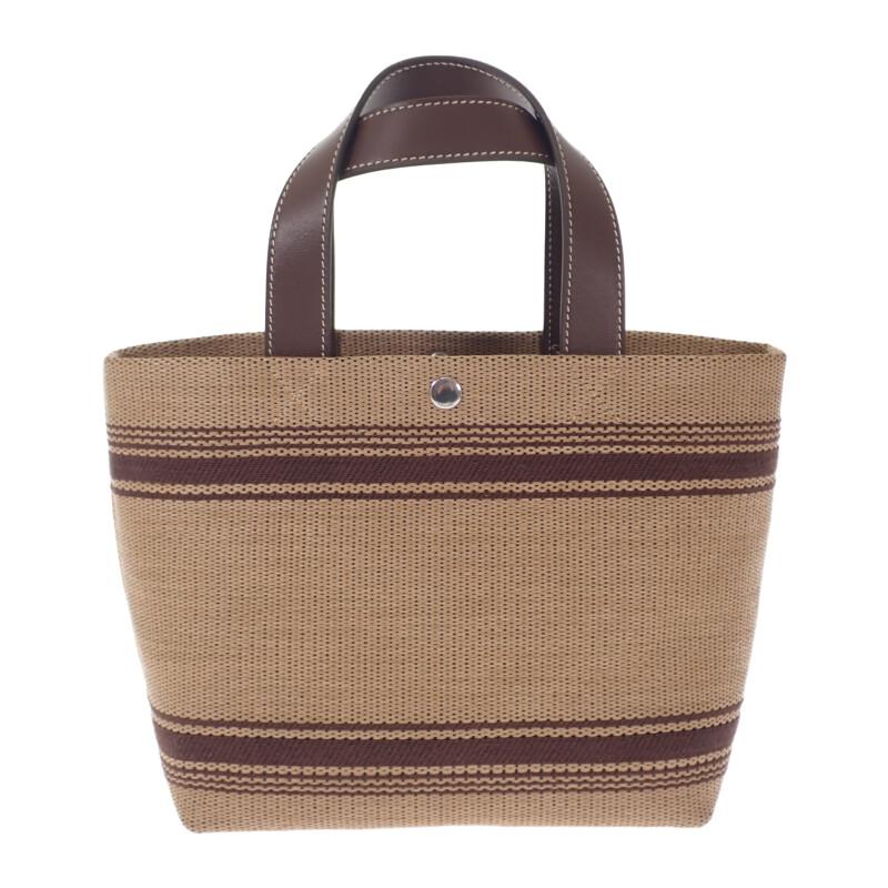 CELINE  116992FRY.02NU 2WAY bag Brown leather/Raffia Women