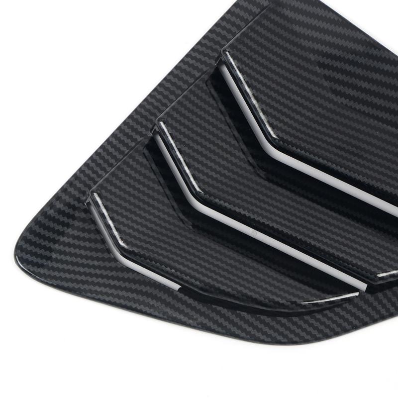 Для Nissan Qashqai J11 2014 2015 2016 - Декоративная наклейка-жалюзи на заднее стекло из АБС-пластика, накладка, автомобильные аксессуары