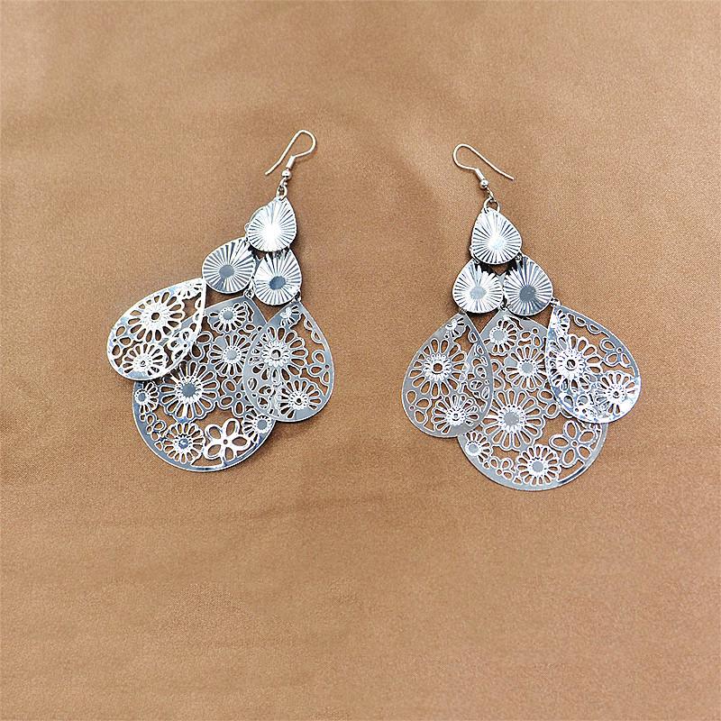 Trendy Leaves 2022 Earings Bohemia Metal Tassel Earrings Long Earring Women Irregular Sexy Girls Jewelry Fashion Punk