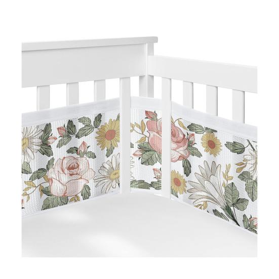 Комплект ограждений для кровати Защита рук и ног Сетка для кроватки Легкая установка Дышащий бортик для кроватки Бытовые товары для младенцев