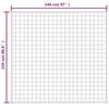 vidaXL Gewichtsdecke Grau 220x240 cm 11 kg Stoff