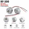 5Pcs DC 1.5V-6V RF-300 DC Motor 2Pin Brush Motor New Hanging Neck Fan Motor  for Hanging Neck Fan