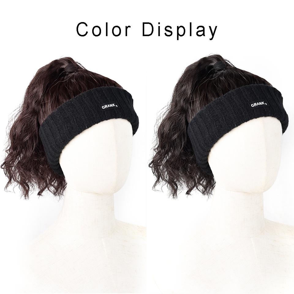 Синтетический короткий вьющийся парик с конским хвостом, натуральный парик для наращивания волос с шляпой, бейсбольная кепка с регулируемым оттенком, парик