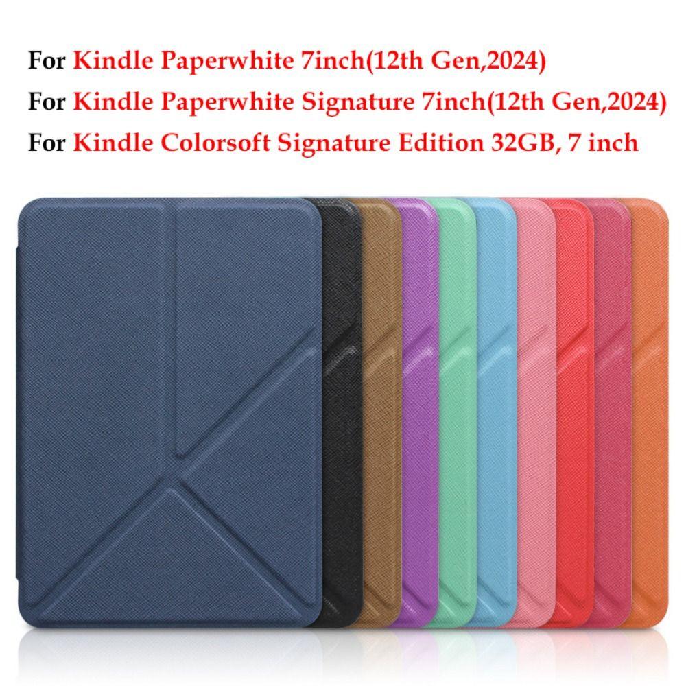 Чехол для 7-дюймовой электронной книги с функцией автопробуждения/сна SA568B Funda для Kindle Paperwhite 2024 12-го поколения/Colorsoft