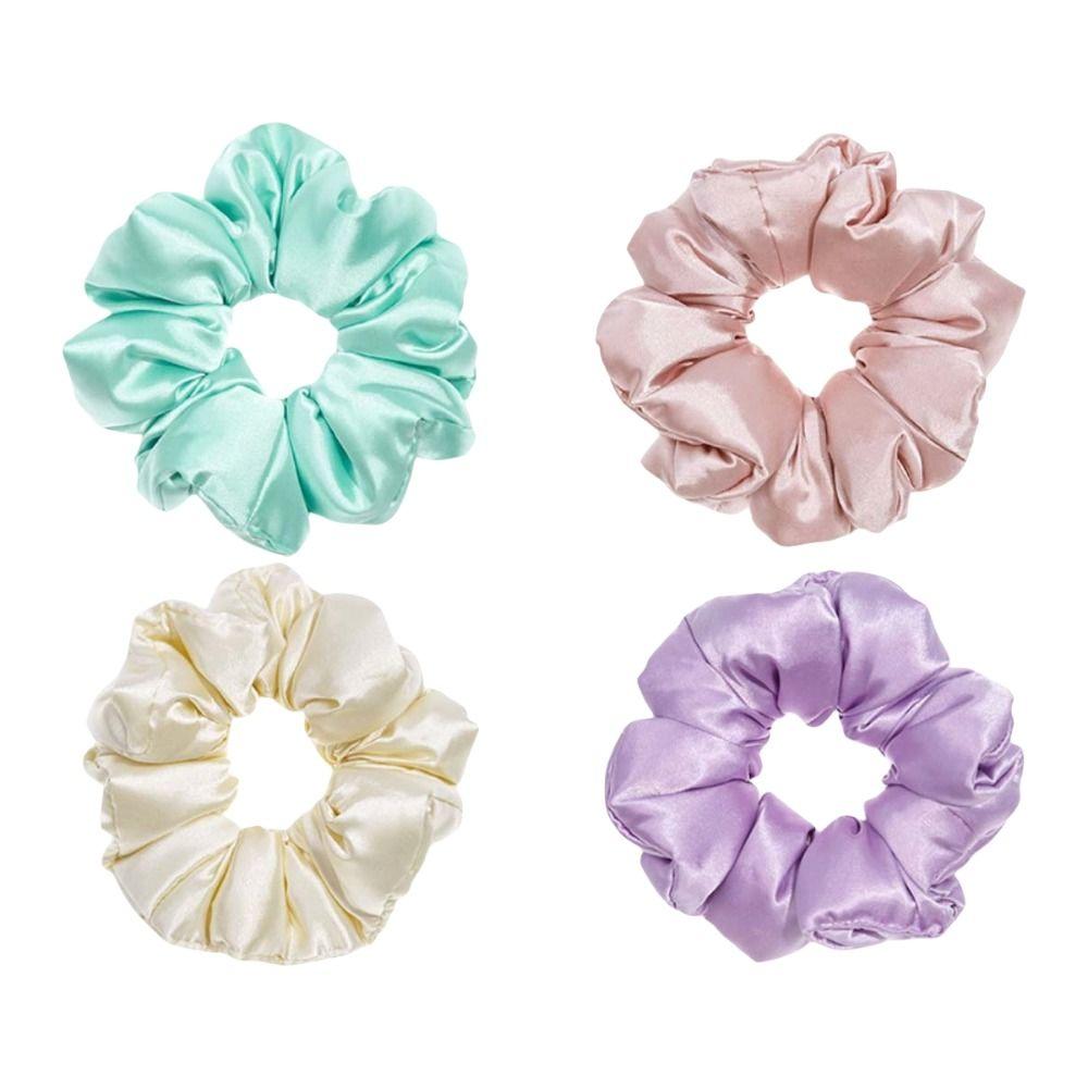 Толстая резинка для волос, ночные бигуди для волос, гибкий сатиновый стержень для завивки, для сна дома