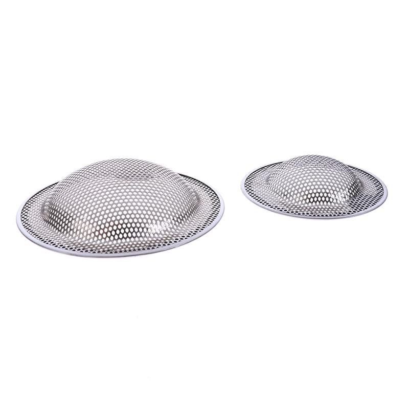 3 Size Stainless Steel Sink Strainer Drain Hole Filter Mesh Drainage For Kitchen