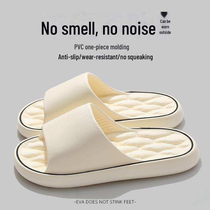 Мужские тапочки в корейском стиле на толстой подошве: Модные, универсальные, удобные, нескользящие, повседневные домашние тапочки на лето.