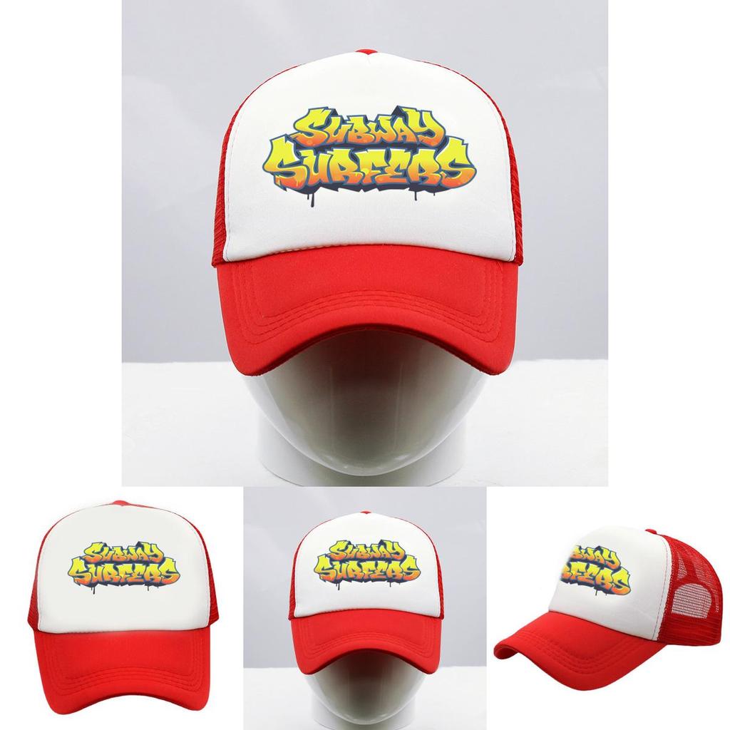 Бейсболка Subway Surfers Защита от УФ лучей Дышащая Унисекс Летняя шляпа для улицы Для фанатов