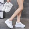 Small, Thick Soled, Height Increasing Mesh, White Shoes, Women's Summer Versatile, Breathable, Sports and Leisure Board Shoes