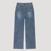  She S Miss Straight Washed Denim Pants SSmSlo42110 Bl