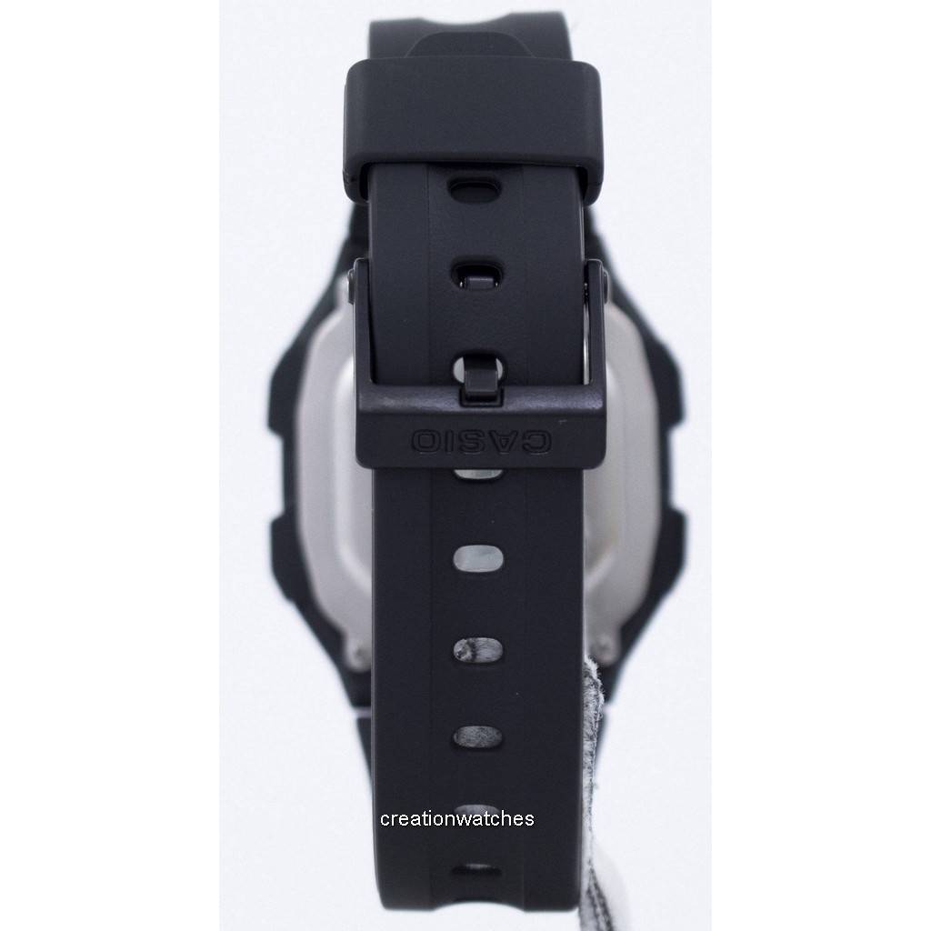 Casio Digital 5 Alarms Dual Time Illuminator F-201WA-1ADF F201WA-1ADF Mens Watch