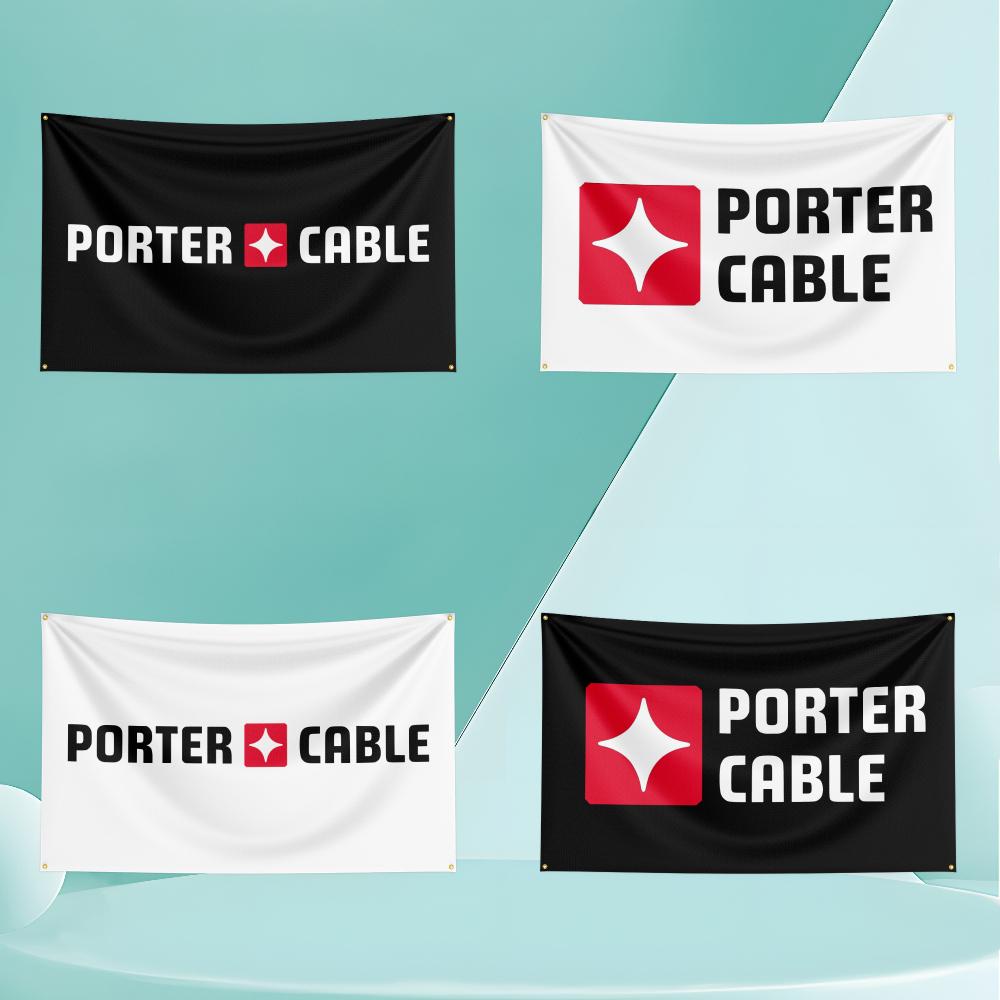 Pporter Ccabls Flag Banner 3x5ft With Brass Grommet Hd Printing Exhibition Garage Background Wall Tapestry Bedroom Decoration