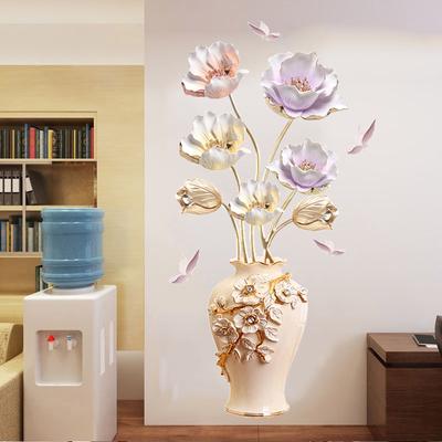 3D Наклейки на стену Тюльпаны Самоклеящиеся Наклейки для спальни Гостиной Домашнего декора Настенное искусство