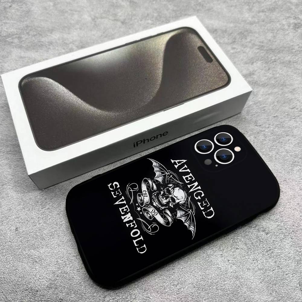 A-Avenged Sevenfold Phone Case For iPhone 17,16,15,14,13,12,Pro,Max,Plus,E,SE4,Air,Mini Black Soft Box
