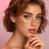 Waterproof Temporary Tattoo Sticker for Face, Women Girls Face Tattoo Decal, Decorative Fake Tattoo for Valentine's Day, Wedding Parties