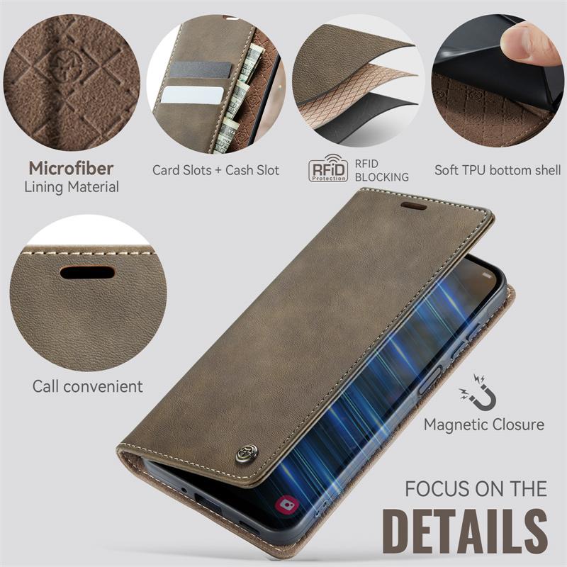 Магнитный кожаный чехол-книжка для телефона Samsung Galaxy S26 S25 FE S24 S23 Plus S22 S21 S20 Ultra A57 A17 A56 A36 A16 A55 A35 A15 A54 A34 A14 Кошелек