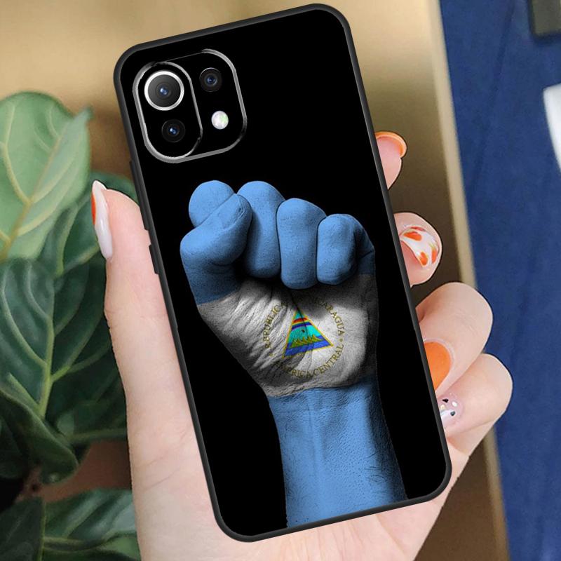 Чехол с флагом Никарагуа для Xiaomi 15 14 Ultra 13T 14T 15T Pro 17 Pro Max POCO F8 F7 F5 F6 X5 X6 X7 Pro Чехол