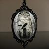 Gothic Victorian Black Art Necklace