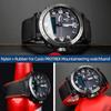 Классический 24 мм спортивный нейлон + резина для Casio PROTREK Mountaineering ремешок для часов PRG-600/PRG-650 PRW-6600/ PRW-6800 браслет мужской ремешок