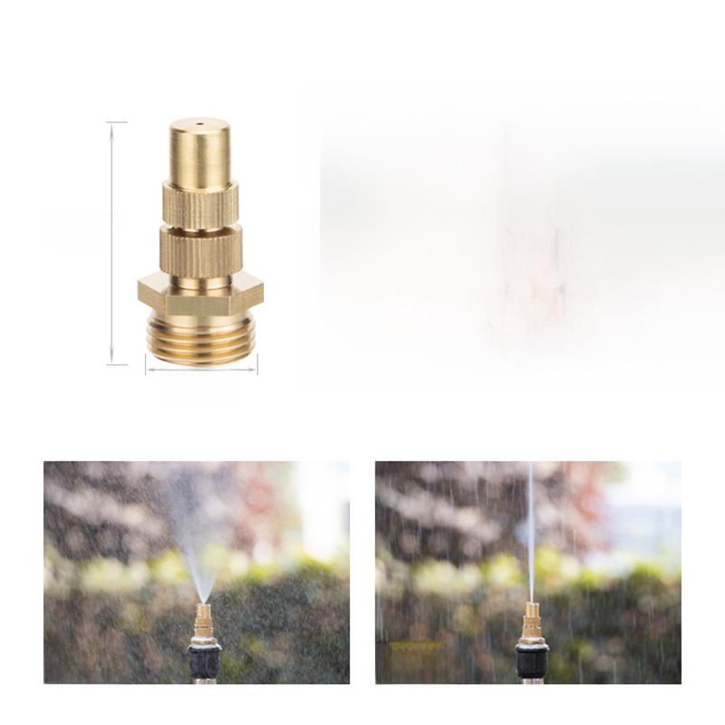 Форсунка высокого давления из меди для распыления тонким туманом для контроля пыли и охлаждения в строительстве и сельском хозяйстве