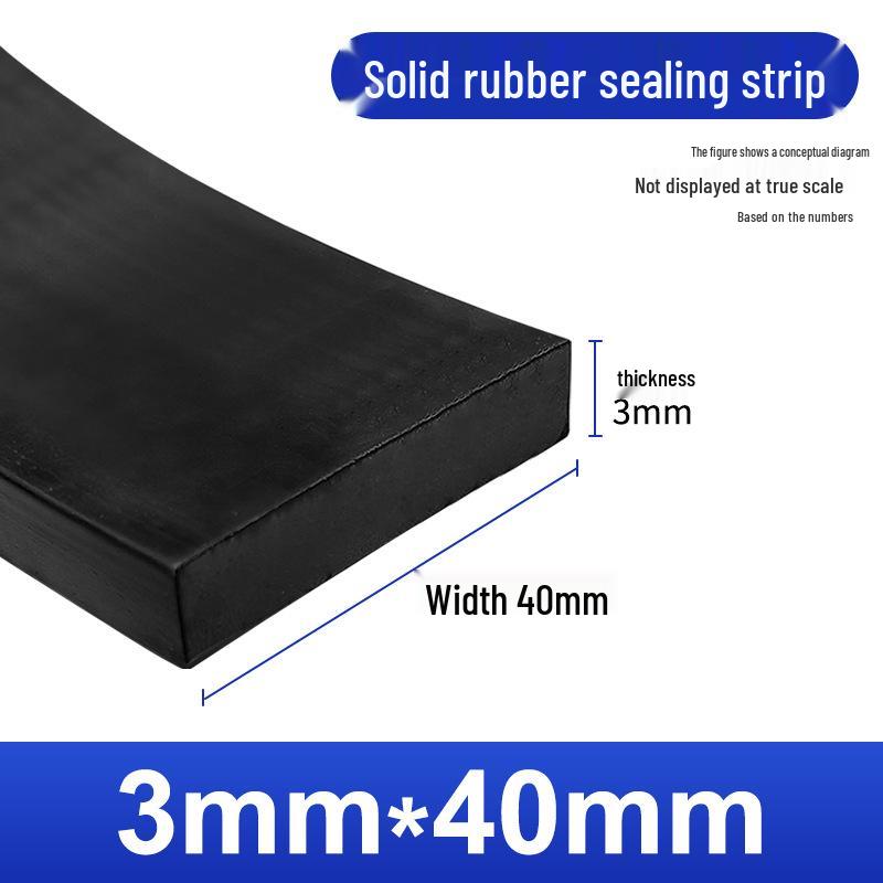 Nitrile Rubber Strip: Oil & Pressure-Resistant Shock Absorbing Glass Pad for Sealing & Joint Support