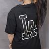 New Era T-Shirts Unisex Black Crew Neck Moderate Straight Fit 13731452