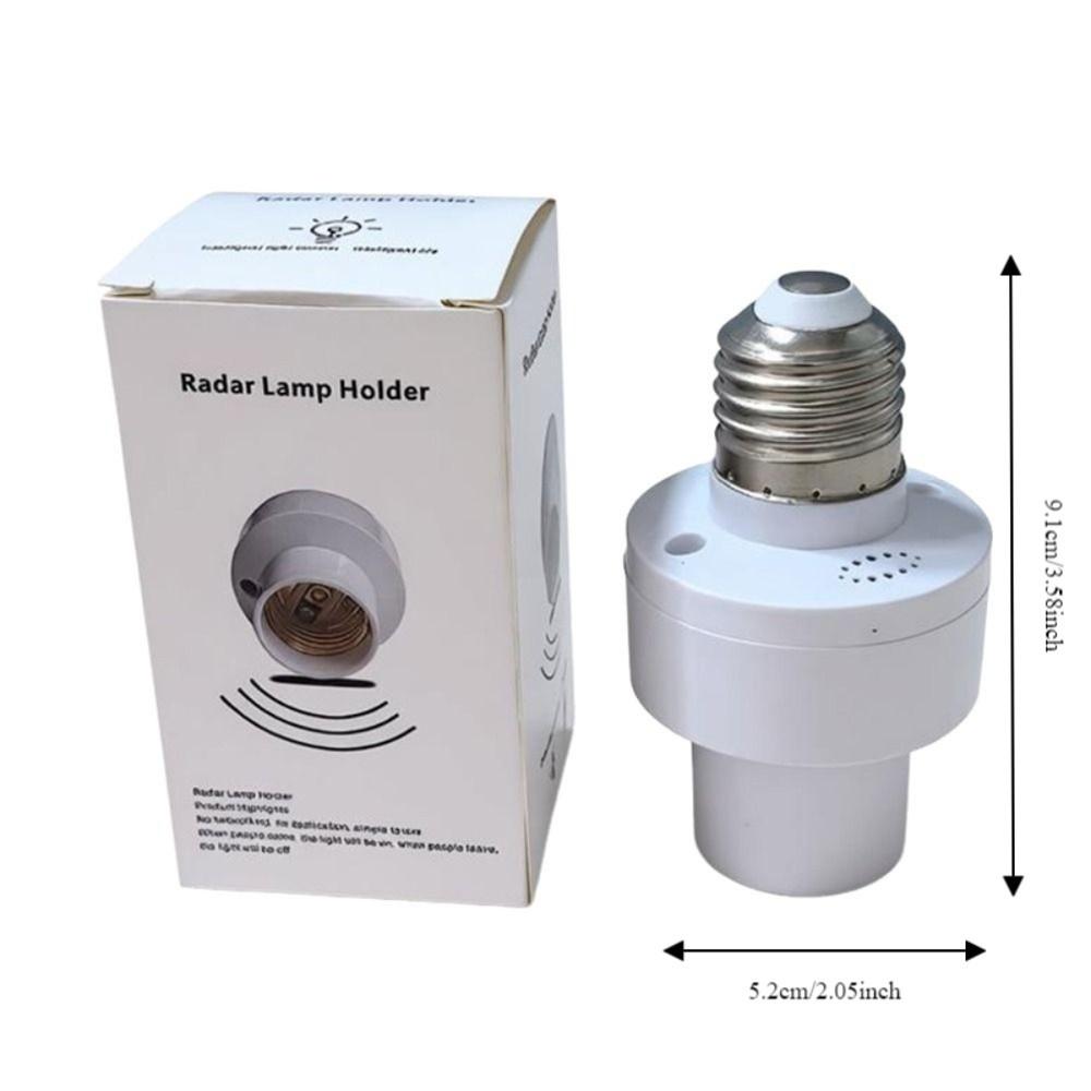 Automatic On Off Sensor Lamp Holder Screw in Lamp Socket Adapter Lighting Accessories