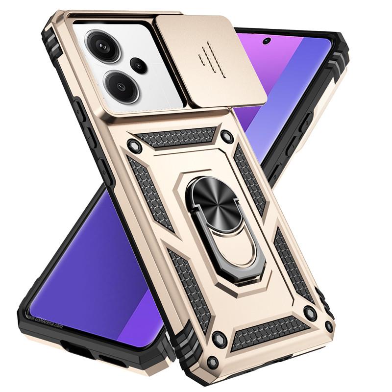 Для Xiaomi Redmi Note 13 Pro 5G чехол слайдер камера защитный чехол для Redmi Note13 Note 13Pro 5G магнитный держатель кольцо крышка