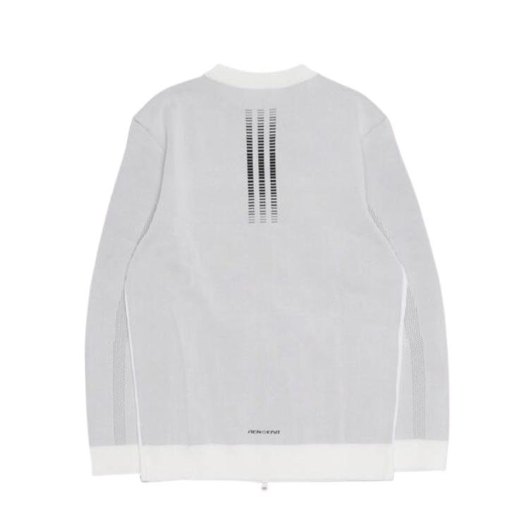 Adidas Куртка Aeroknit, повседневная, удобная, с длинным рукавом, мужская, белая, HG1761