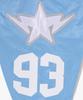 Bape Line Camo Multi-Logo Crop Fit Football Jersey (M) Sax